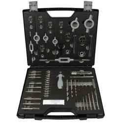 PROJAHN Gewindeschneider-Set HSS-G 61-tlg. M3-M12 in Kunststoffkoffer