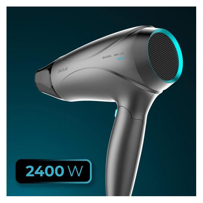 Cecotec IoniCare Power&Go Compact Hair Dryer 2400W with Ionizer and HairCare Technology (2400 W) (04327)