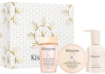 Kérastase Gloss Absolu coffret para cabelo brilhante e macio . Gloss Absolu