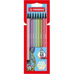 6x Stabilo, Malstifte, Pen 68 (8x)