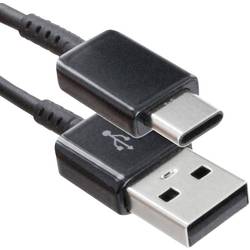 Samsung Handy Anschlusskabel [1x USB-A Stecker - 1x USB-C® Stecker] 1.20 m USB-C®, USB-A mit Schnellladefunktion EP-DG950CBE