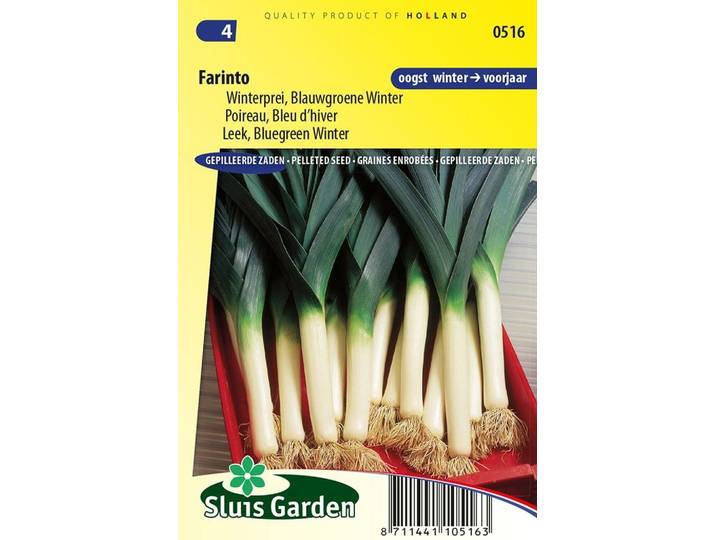 Prei zaden Blauwgroene winter Farinto pillen