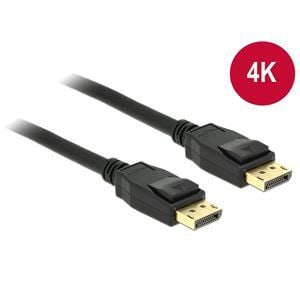 DeLOCK Kabel 2m Displayport St./St. 4K 83806 schwarz