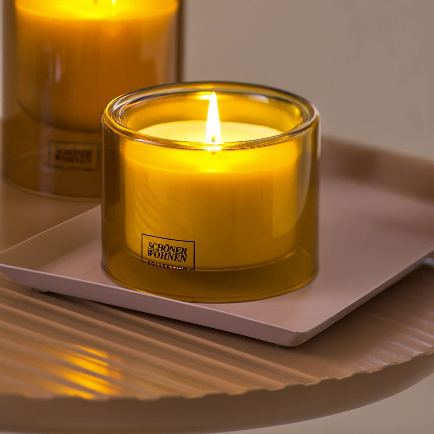 SCHÖNER WOHNEN-Kollektion Duftkerze Mod. Vanilla M, Accessoires, 26244197, orange - orange