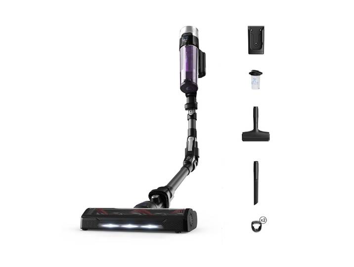 ROWENTA Akku-Hand-und Stielstaubsauger X-Force 22160 Allergy , schwarz, B:24,8cm H:112cm T:23,4cm, Akkusauger, Akku-Hand-und Stielstaubsauger
