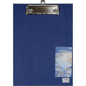 TipTop-Office Klemmbrett TTO 407731, A5, Kunststoffbezug, blau