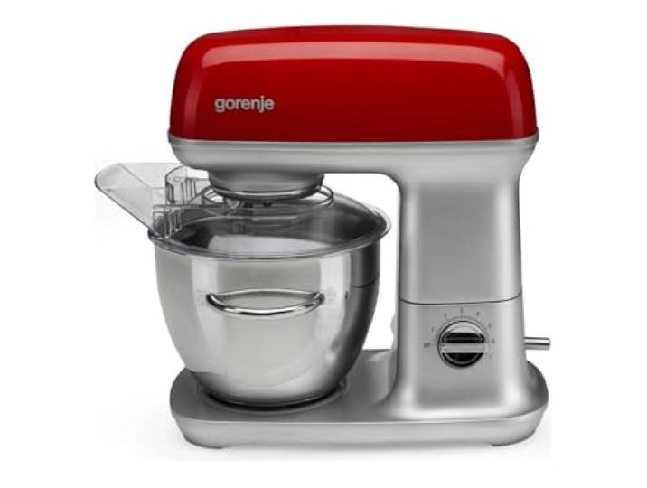 Gorenje Küchenmaschine MMC1000RLR, 9,3 kg, Planetarisches Rührsystem, 4 Rührwerkzeuge, Edelstahlschüssel