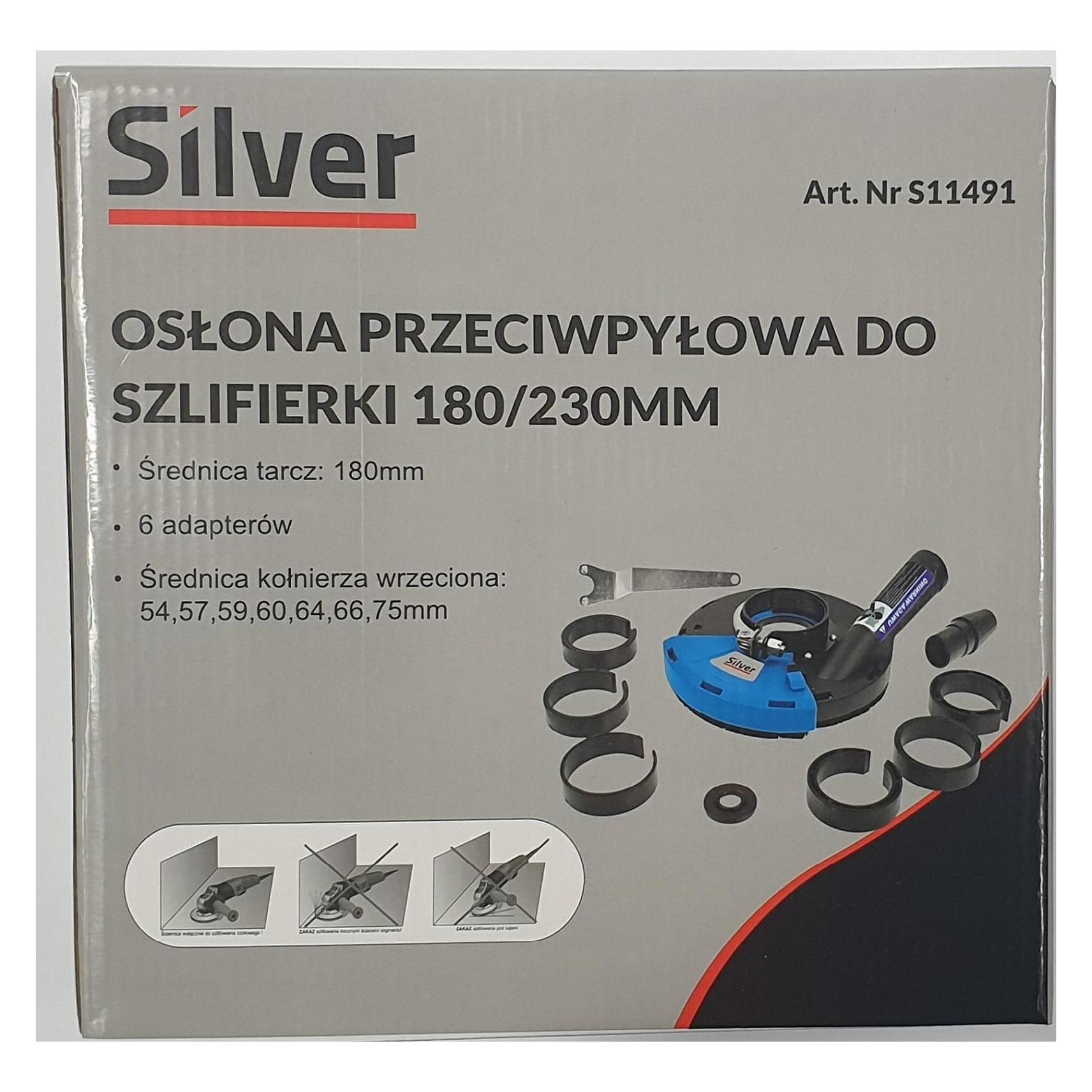 Silver Osłona Przeciwpyłowa Do Szlifierki (11491)