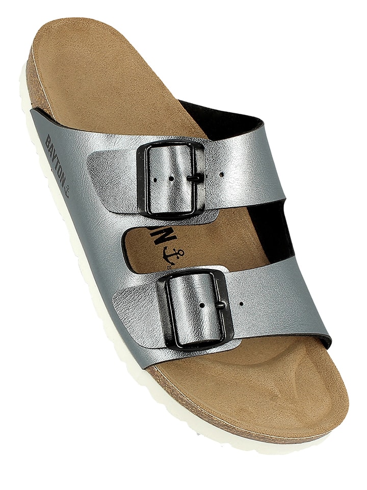 BAYTON Pantoletten in Silber - 37