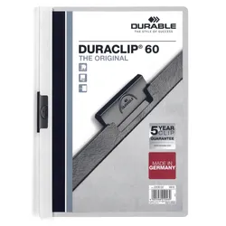 DURABLE Klemmhefter DURACLIP DIN A4 weiß