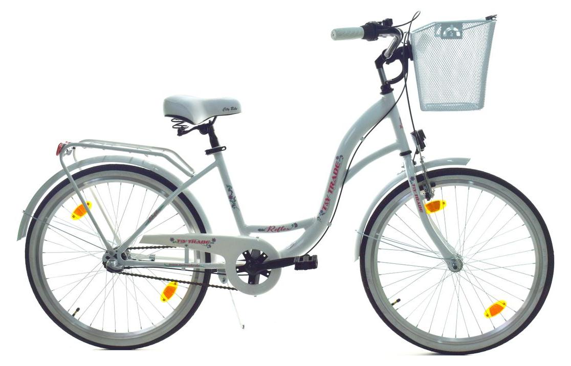 24 Zoll Kinder Mädchen City Fahrrad Bike Rad NEXUS Reflex Weiß 3 Gang