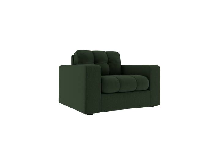 Design Sessel „Yohan“ Strukturstoff Dunkelgrün CXL by Christian Lacroix
