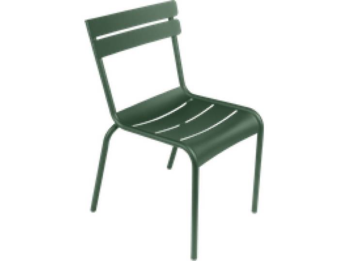 Lot de 2 Chaises Empilables Luxembourg en Aluminium