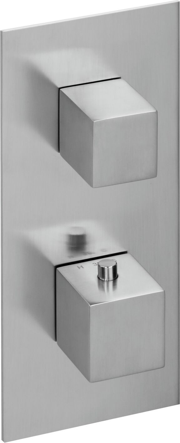 Herzbach Logic XL Herzbach Universal module thermostat Universal , tableau de bord carré, Inox brossé