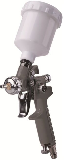 Pistolet de peinture pulvérisateur pneumatique Aerotec Mini buse HVLP 0,8+0,5mm/godet gravité en plastique (2005700)