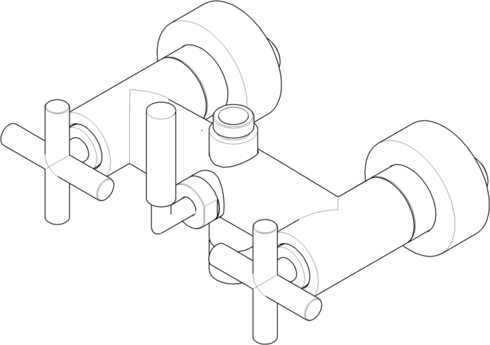 Dornbracht Baugruppe BRB-Wand 04171002001-00 chrom