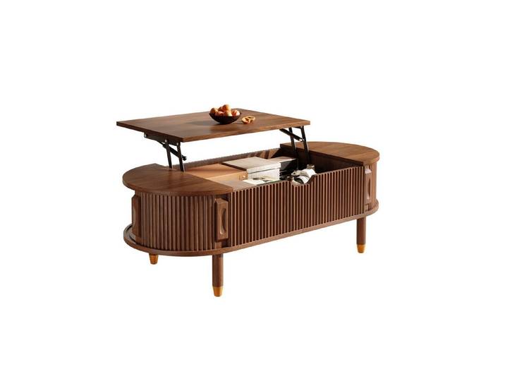Fine Life Pro Couchtisch Couchtisch Hubtischplatte, 1 Tisch, MDF, Wohnzimmer