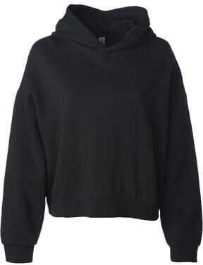 Independent Trading Co. PRM2600 Women's California Wave Wash Sunday Hooded Sweatshirt in Black size Large   Cotton/Polyester Blend