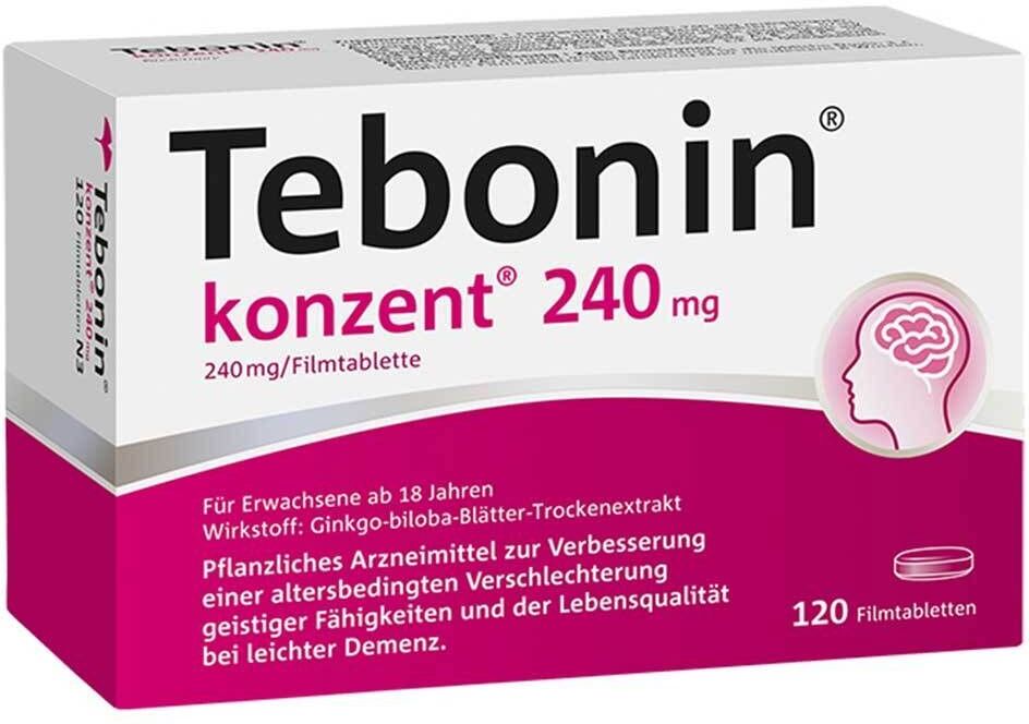 Tebonin konzent 240 mg Filmtabletten 120 St