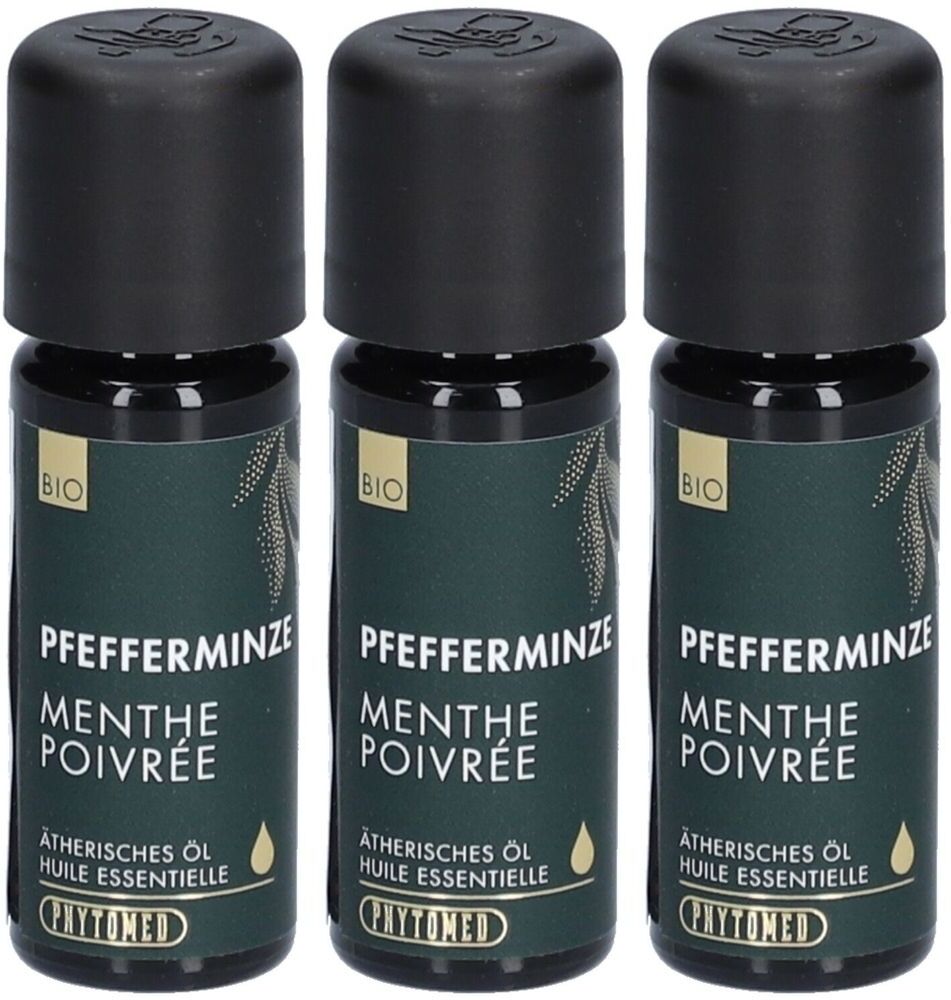 Phytomed Pfefferminze Äth/Öl Bio 10 ml x3 3x10 Ätherisches Öl