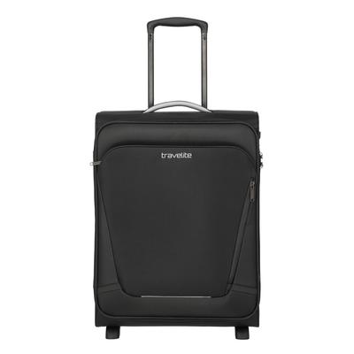 Handgepäck-Trolley TRAVELITE "JETPACK Multi 2 Cabin, konzipiert für Condor & Ryanair", Gr. B/H/T: 40cm x 55cm x 20cm 41 l, schwarz, Polyester, unifarben mit Farbeinsätzen, Koffer, Weichgepäck-Koffer Handgepäck für die meisten gängigen Airlines