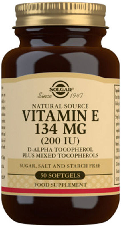 Solgar Vit E 200IU(134mg.) perlas 50 u