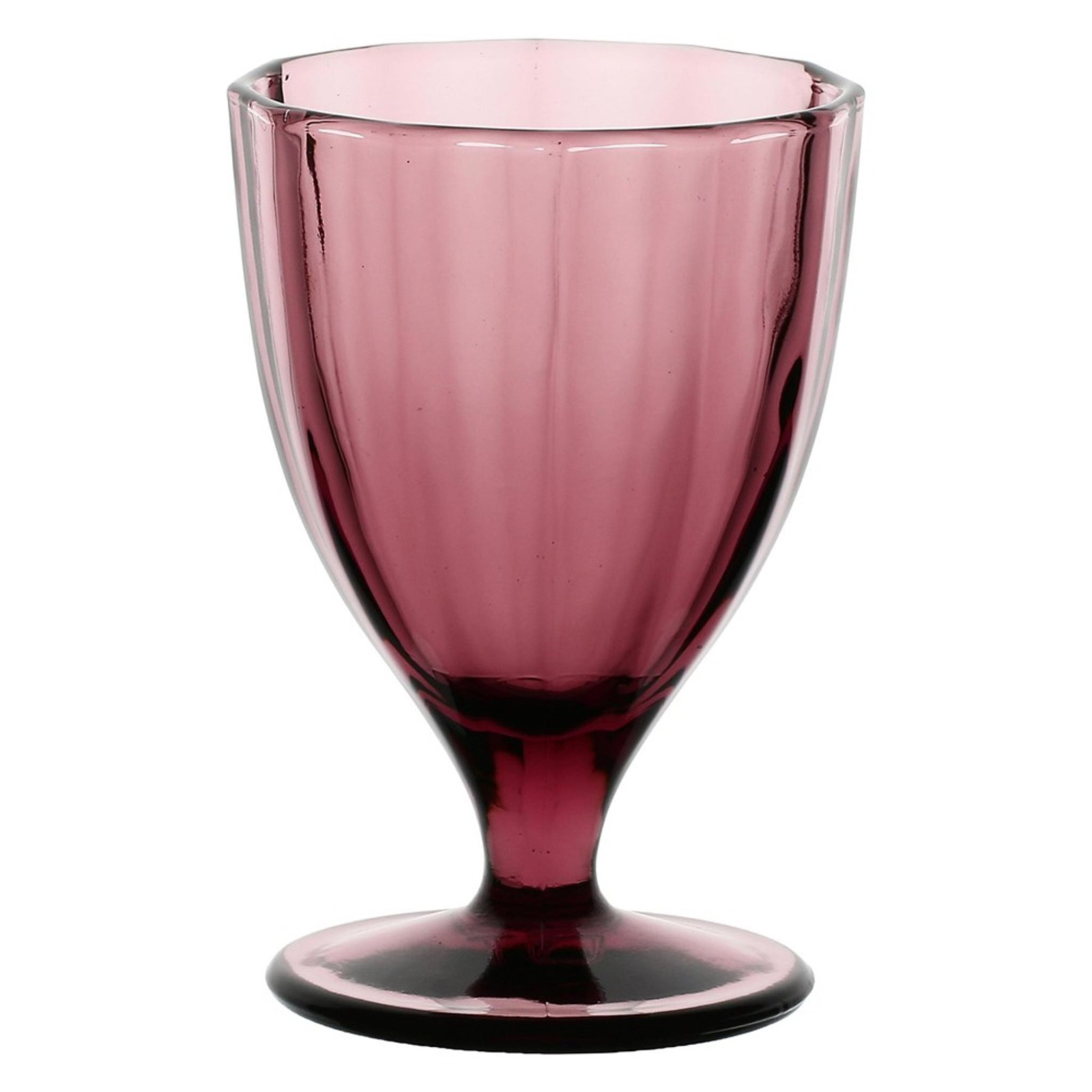 Rose & Tulipani set van 6 paarse glazen, 300 ml