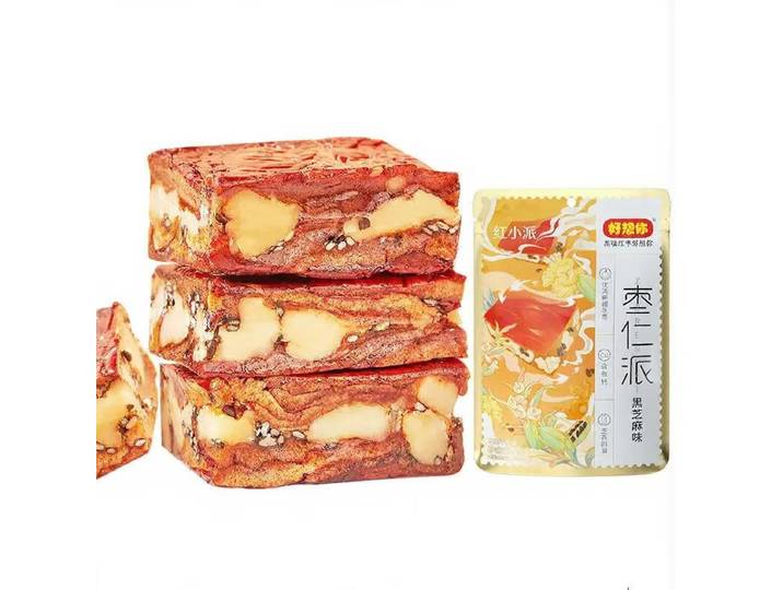 Haoxiangni Zwarte Sesam Jujube Puddingkoekjes Zwarte Sesamsmaak 158 g (Bevat 7 Pakjes)