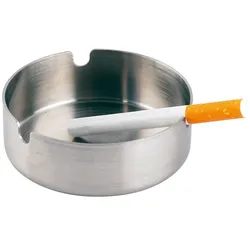 Edelstahl Aschenbecher Ø 8Cm.