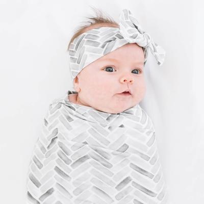 Copper Pearl Knit Swaddle Blanket