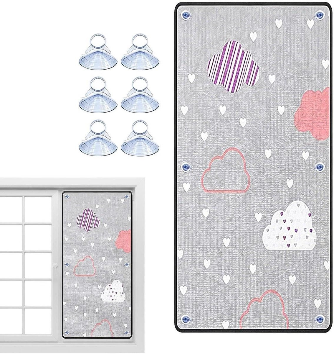 Zonwerende Raamfolie Privacy Folie Zwart 30 x 100 cm