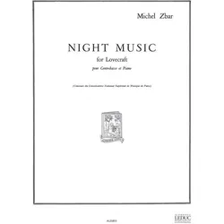Night Music for Lovecraft pour contrebasse et piano, Fachbücher von Michel Zbar