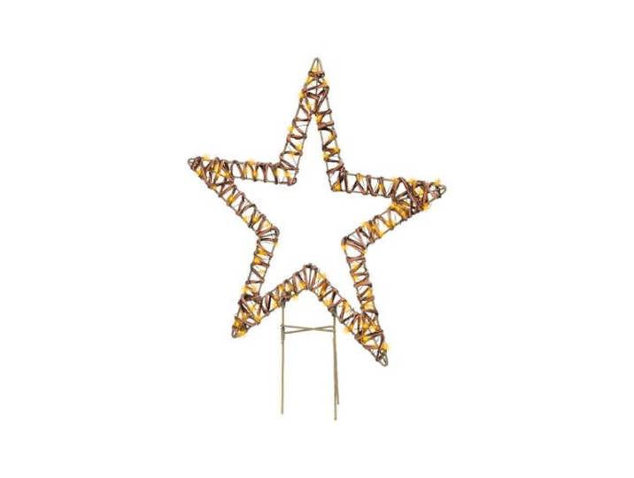 Lumineo micro LED staaklamp wicker - buiten