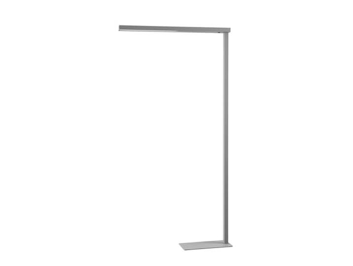 Arcchio LED Büro Stehlampe silber, Deckenfluter 7400lm, 4000K