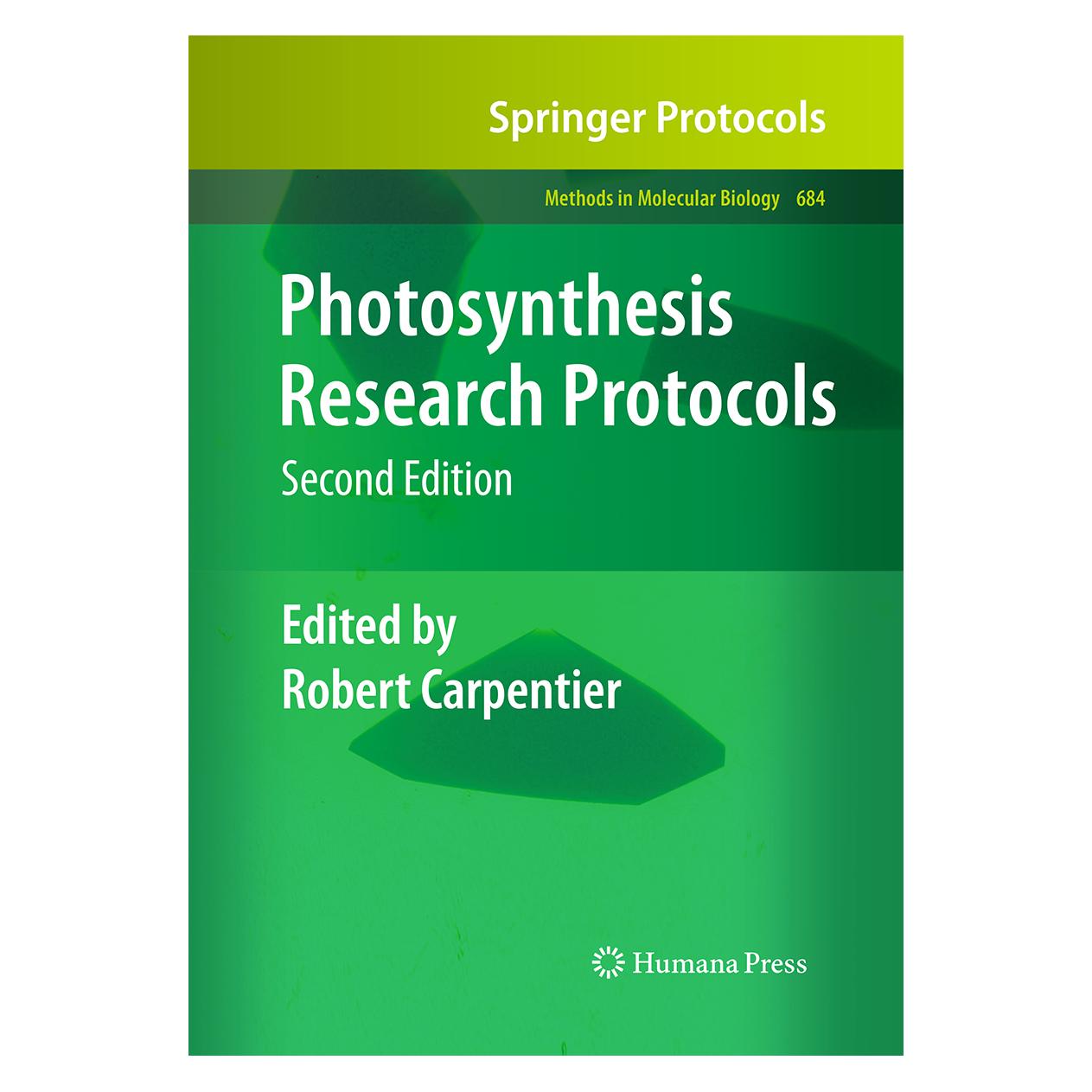 Springer Photosynthesis Research Protocols (Englisch, Softcover, Robert Carpentier) (55964970)