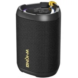 W-king Głośnik Przenośny głośnik bezprzewodowy D110 czarny, Bluetooth Lautsprecher, Schwarz
