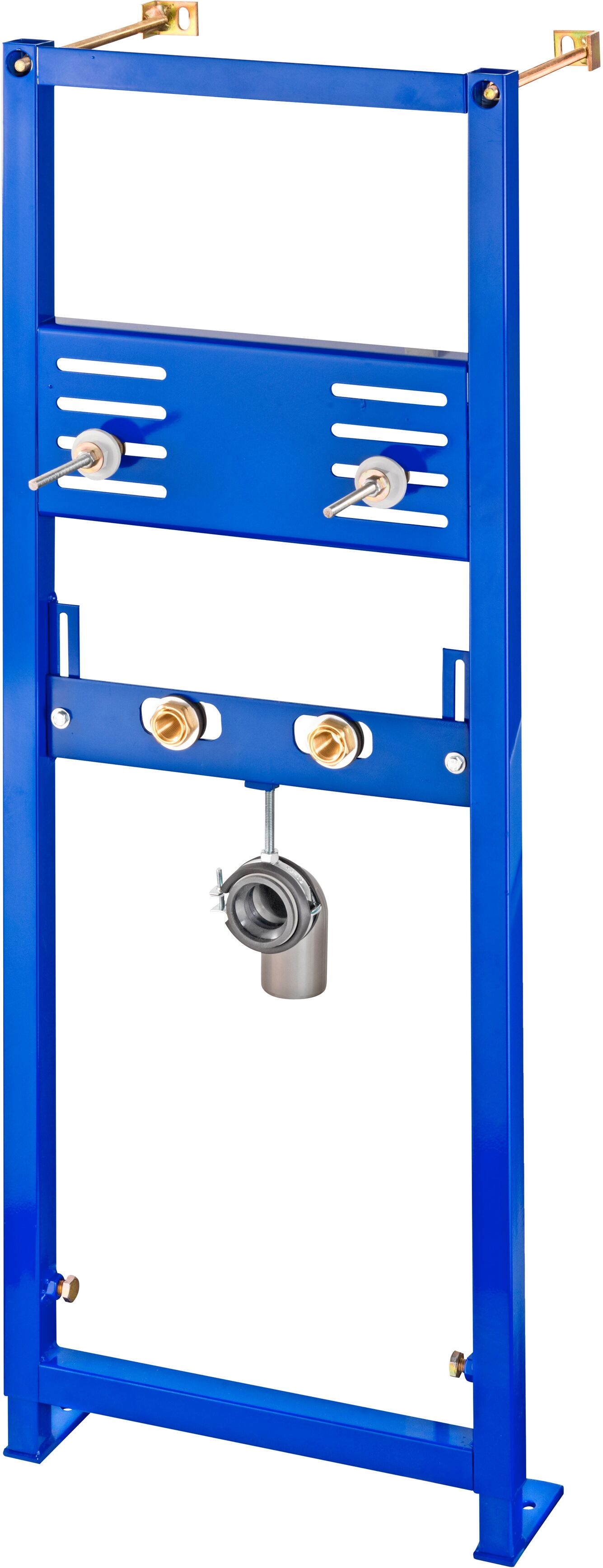 Waschtisch-Vorwandelement CORNAT "Waschtisch-Element", blau, B:43cm H:110cm T:6cm, Metall, Befestigungen, Waschtisch-Vorwandelement, BxTxH: ca. 43/110/6 cm