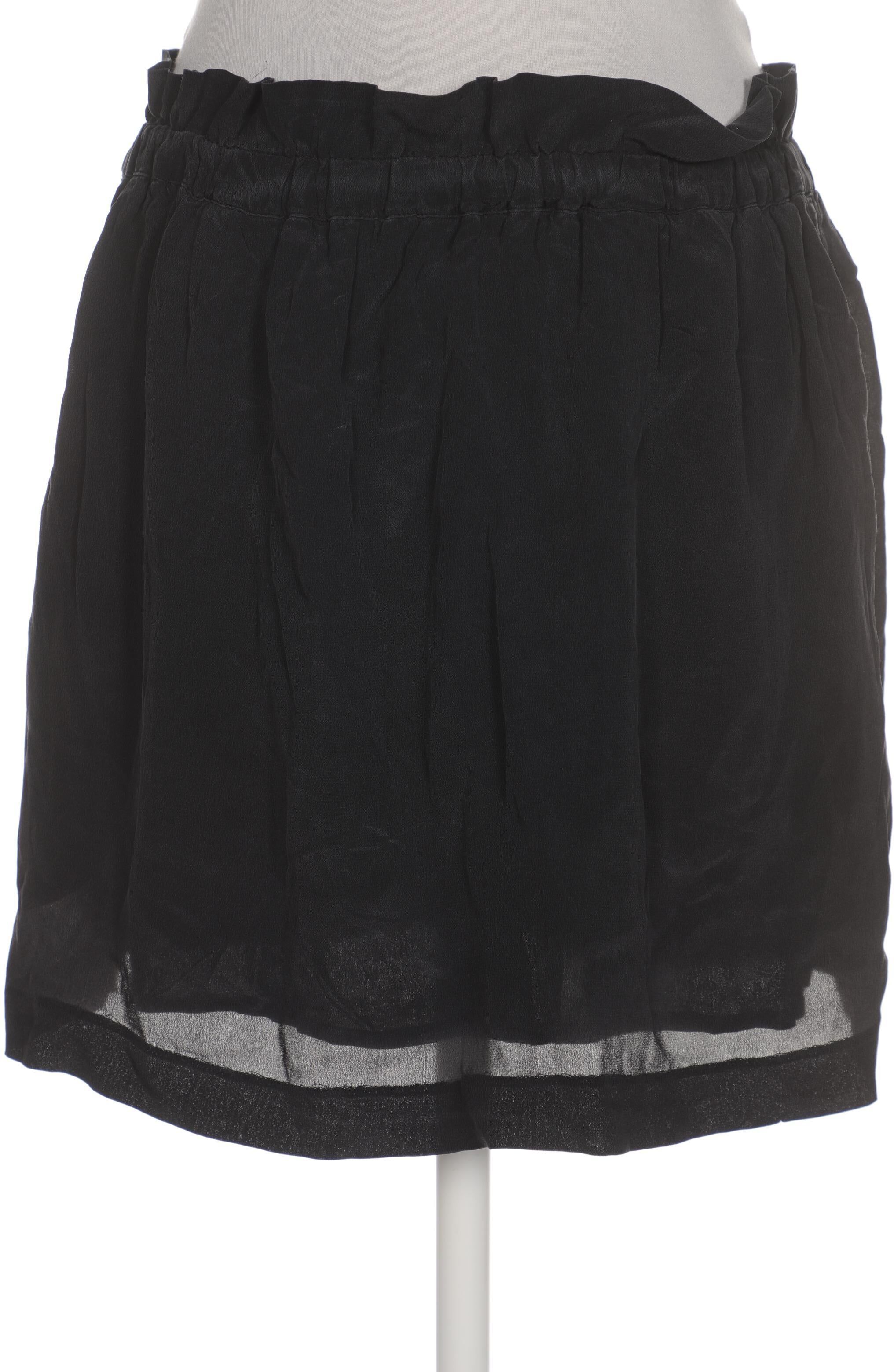 Set Damen Rock, Schwarz, Gr. EU 34, Seide / Viskose - Second Hand
