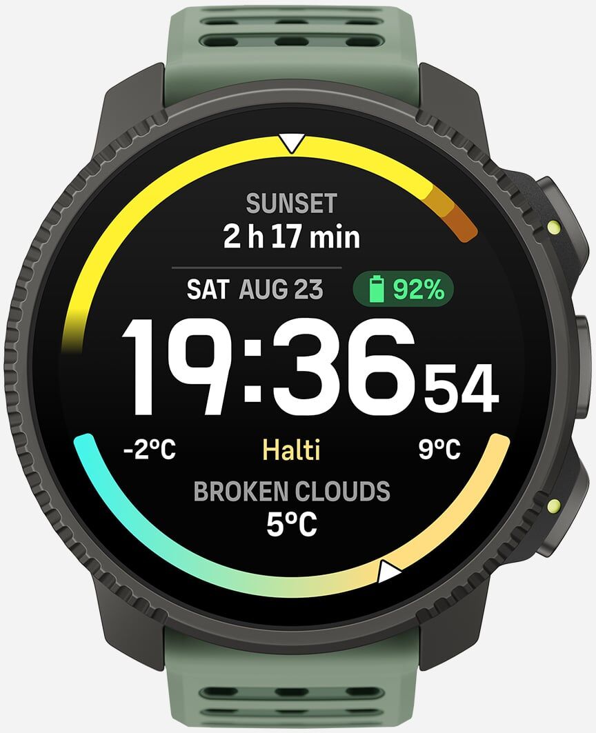 Suunto Vertical 2 Titanium - Orologio Multifunzione - Verde UNICA