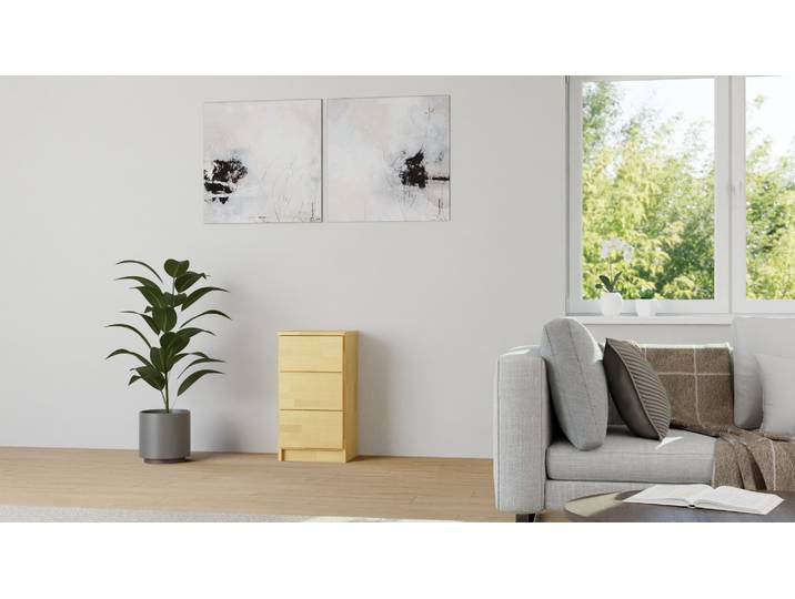 Stylishes Sideboard Buche Natur geölt