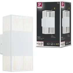 Paulmann LED Wandleuchte Tharin IP44 3000K 120x250mm 2x3,7W Weiß 71252