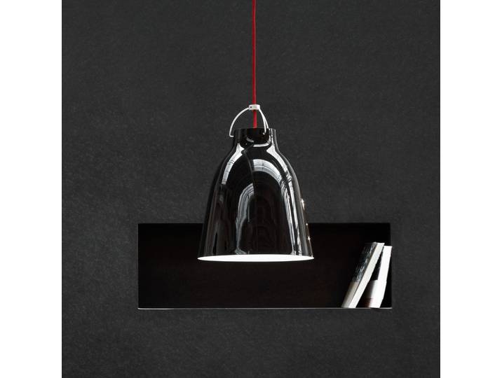 Caravaggio™ P2 hanglamp zwart - FRITZ HANSEN Caravaggio P2 - Woonkamer - Designer - Metaal - 1 lamp