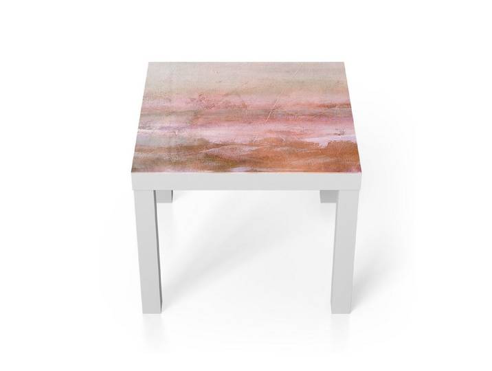 DEQORI Couchtisch 'Pastell-Horizont', Glas Beistelltisch Glastisch modern