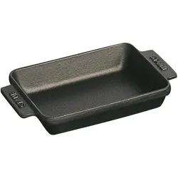 Staub Mini-Auflaufform, Auflaufform, Schwarz