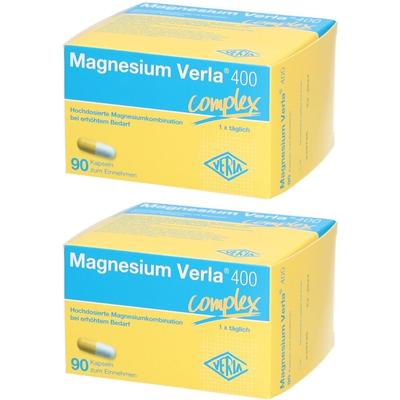 Magnesium Verla 400 Kapseln 2x 2x90 St