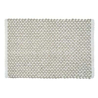 Badematte WENKO "Covelo", beige, H:20mm, Materialmix, Badematten, Badematte, mit Webstruktur, fusselfrei, hohe Feuchtigkeitsaufnahme