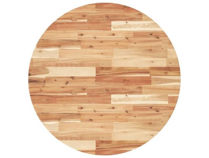 GHVBNMF Tischplatte Rund Ø90x2 cm Massivholz Akazie Geölt Erneuert Esstische im Esszimmer oder Gastronomie. Abgerundete Kanten bieten Schutz im Alltag.
