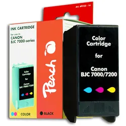 Peach Tintenpatrone color kompatibel zu Canon BCI-61C