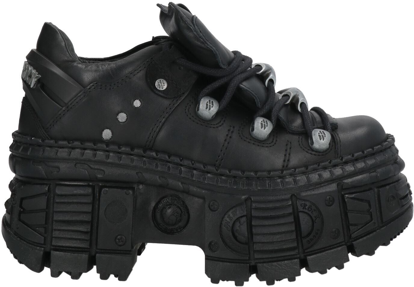 New Rock Sneakers Mujer Negro 37,38,39 Mujer