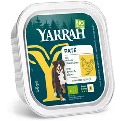Yarrah Hund Pastete - Huhn & Truthahn Seaweed bio 150g